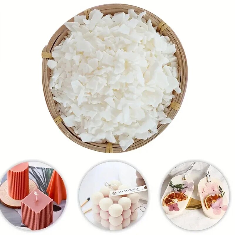 Candle Supplies Bulk - 200 グラム/1LB 天然大豆ワックスキャンドル材料 DIY キャンドル作成用品無煙キャンドル芯作る工芸品