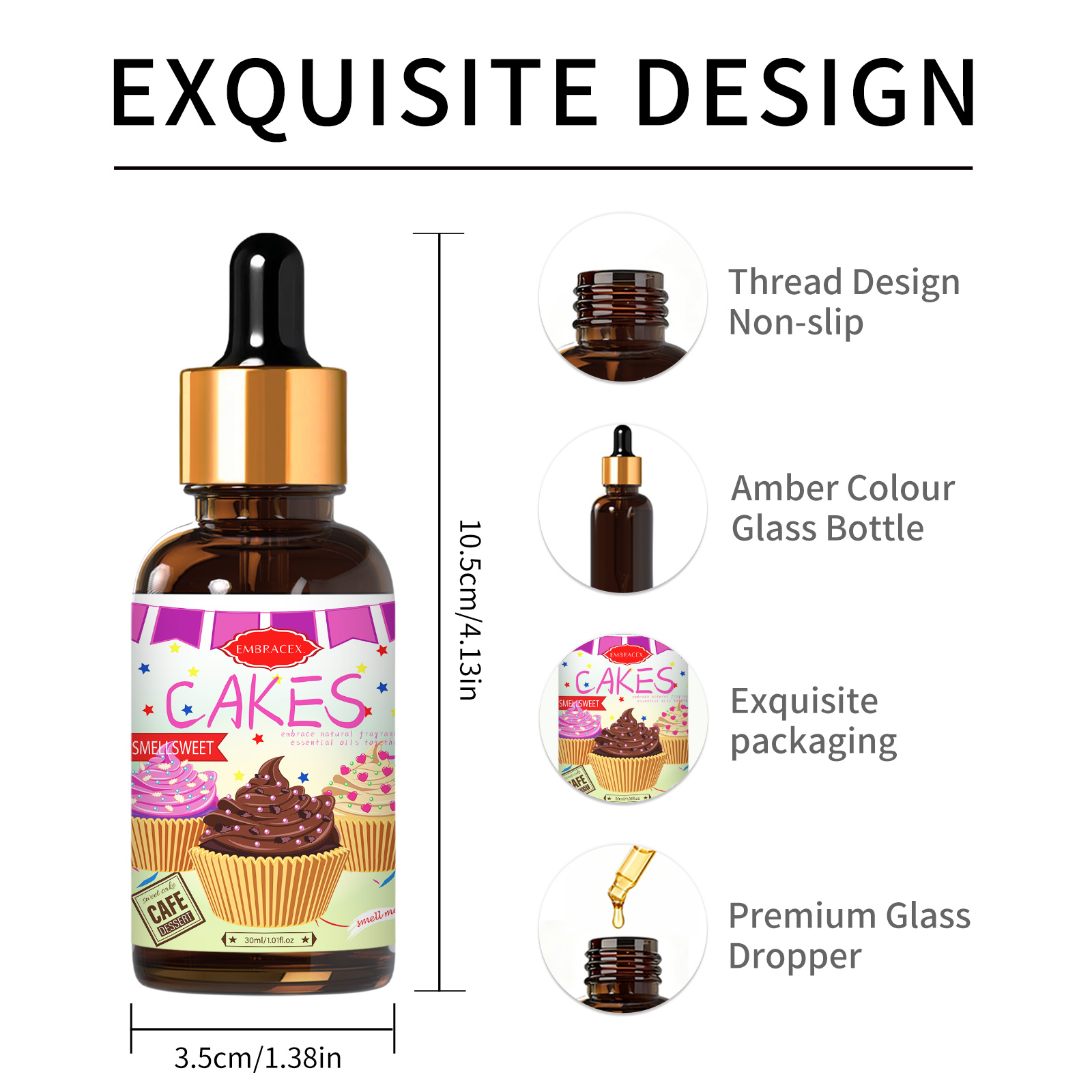 30ml ケーキフレグランスオイル 車用アクセサリー、ディフ - Candle Making Supplies Fragrance Oils のレビューと価格