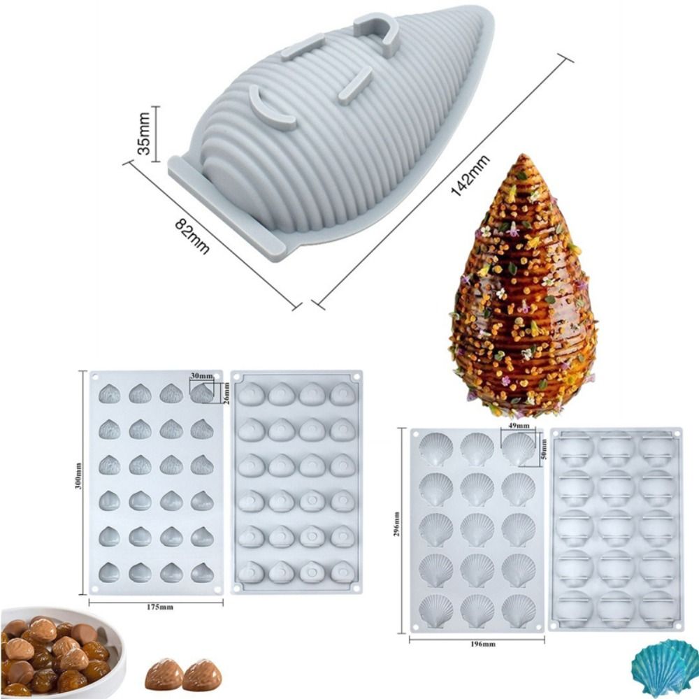 シリコーン素材弁当ケーキシリコーン型石膏製造プリン型 3D  - Candle Supplies Storage のレビューと価格