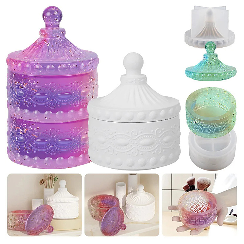 1セットのストライプキャンドルジャー用シリコンモールド -  - Candle Supplies Jars のレビューと価格