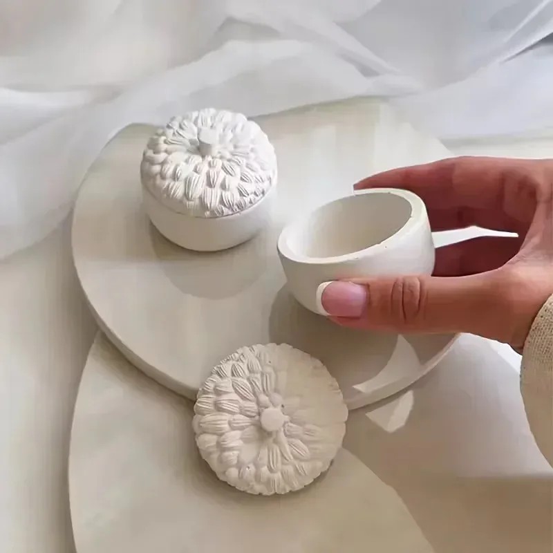 クリスマス松ぼっくり型シリコンモールド、キャンドルカップ収納 - Candle Supplies Jars のレビューと価格